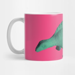 Photograph of Green Dinosaur Toy Eraser Mug